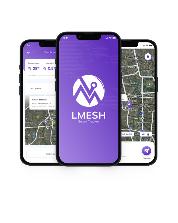 Aplikasi pelacak perangkat LMESH